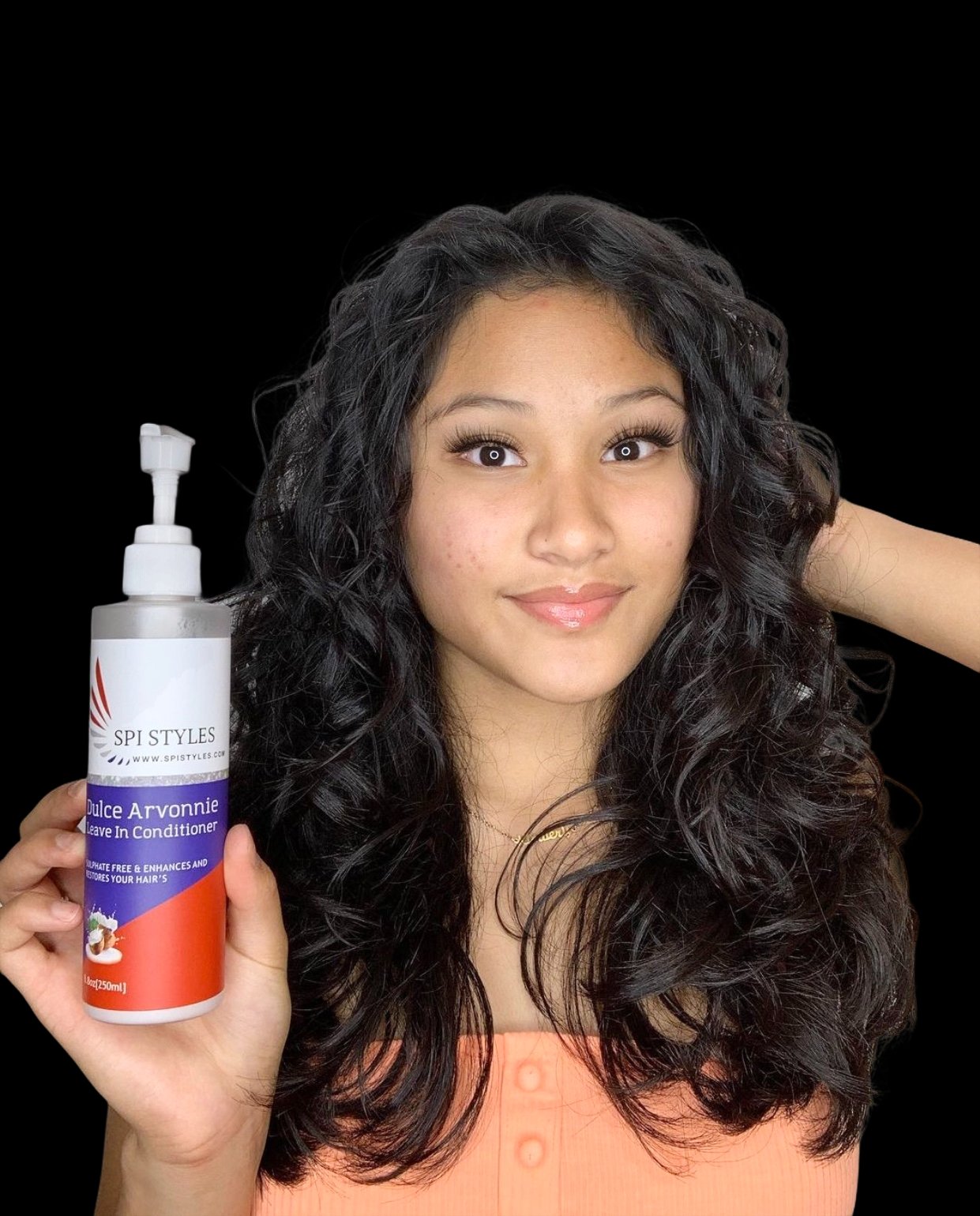 Best natural hair products for curly hair SPI Styles Dulce Arvonnie Leave in Conditioner