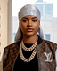 SPI STYLES Super Flossy Silky Durag - Bad Bunny (Star Silver Pearl)
