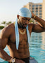 SPI Styles Light Blue Silk Durag NO LOGO