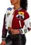 SPI Styles Varsity Baseball Jacket Womens Cropped