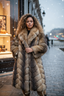 Luxury Fox Fur Coat Knee Length for Men and Women