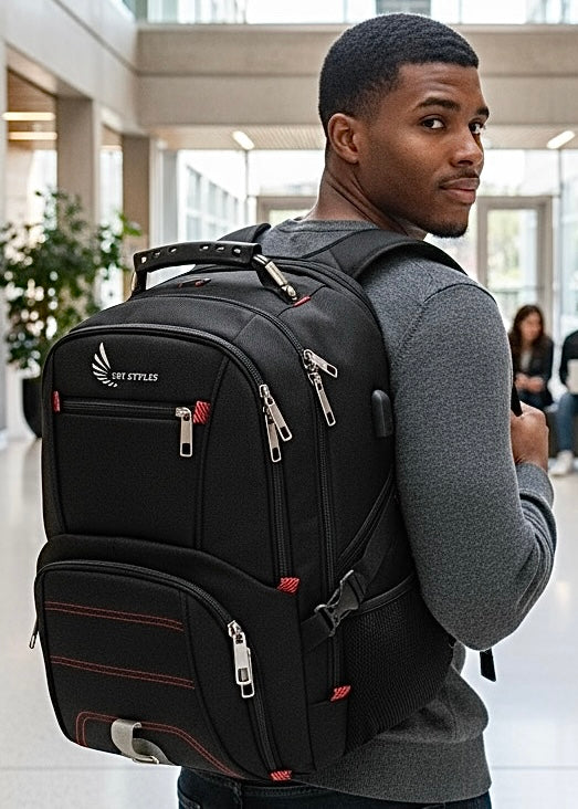 SPI Styles’ Back To School Backpack RFID Travel TSA Friendly