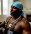 SPI Styles Rose Silky Durag- Blue and Gold