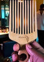 SPI Styles Natural Wood (Essential OIL INFUSED)  - XL Afro 4C Hair and Beard Pick