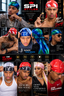A promotional collage for SPI Styles premium silk durags, featuring multiple male models wearing different colored and patterned headwraps in styled indoor and outdoor-looking scenes, with logos, taglines, and product icons across the graphic.
