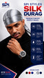 SPI Styles Grey Silk Durag w/Logo