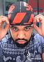 SPI Styles Designer Silk Durag Black and Red Stripes