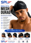 SPI Styles Designer (MESH) Breathable WASH & STYLE DURAG - BLACK - A MUST HAVE FOR SERIOUS WAVERS!!!! (Back In Stock)