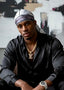 SPI Styles Ombre Silk Durag white to Black