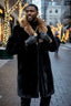 SPI Styles Men's Heavy Duty Winter Overcoat with FUR COLLAR