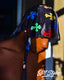 premium black durag with crosses designer edition