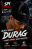 A man wearing a black velvet durag with visible wave texture and an SPI Styles logo, shown in a promotional graphic with city lights in the background and large text reading 'Black Velvet Durag'.