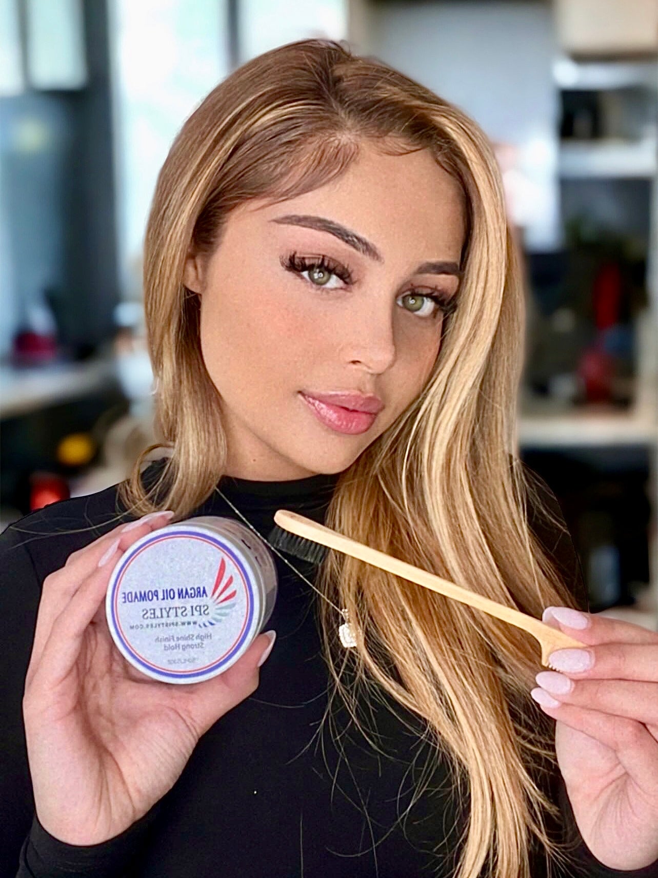 SPI Styles Argan Oil Pomade - Non-Greasy, Edge Collection