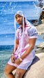 SPI STYLES Super Flossy Silky Durag - Bad Bunny (Star Silver Pearl)