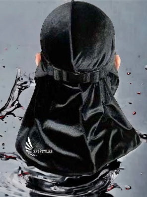 SPI Styles Strapless Buckle Velvet Durag