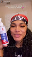 SPI Styles Dulce Arvonnie Leave in Conditioner for natural curly hair used by wavers best products for black hair
