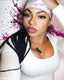 Experience the luxurious feel of the SPI Styles Tricolor Elegance Silk Durag, featuring a harmonious blend of white, pink, and purple hues for a sophisticated look