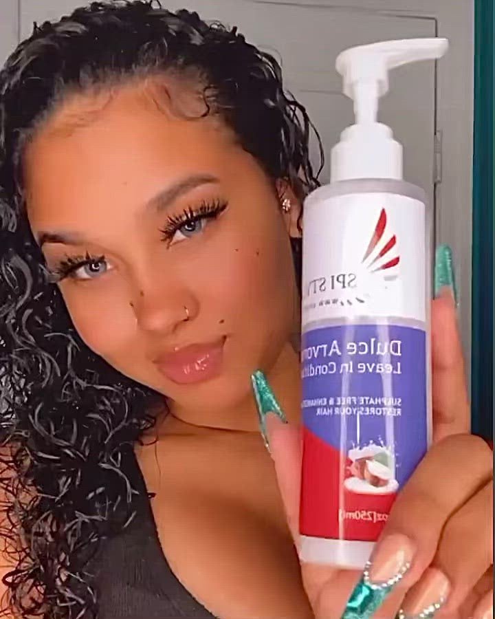 Best natural hair products for curly hair SPI Styles Dulce Arvonnie Leave in Conditioner