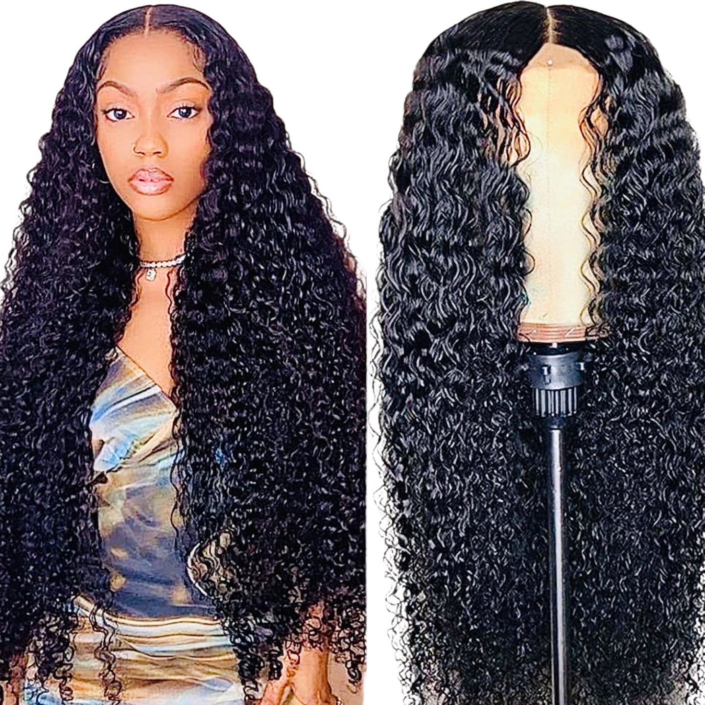 UNice Body Wave Fake leather lace hair cap wigs with Bleached Knots