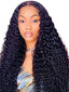 Brazilian Virgin Human Hair Pre Plucked Bleached Knots 28 Inch Curly Hair Wig - SPI Styles