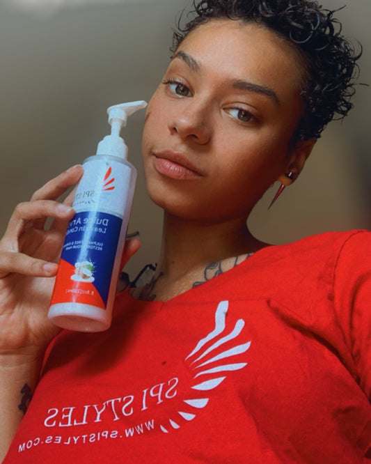Best natural hair products for curly hair SPI Styles Dulce Arvonnie Leave in Conditioner