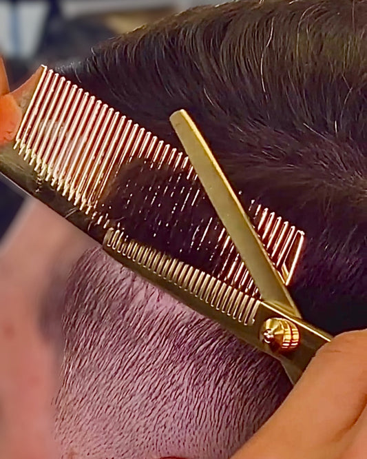 Hair Cutting Scissors Thinning Shear Set Professional Barber 6 inch Texturizing Blending Shear Salon Razor