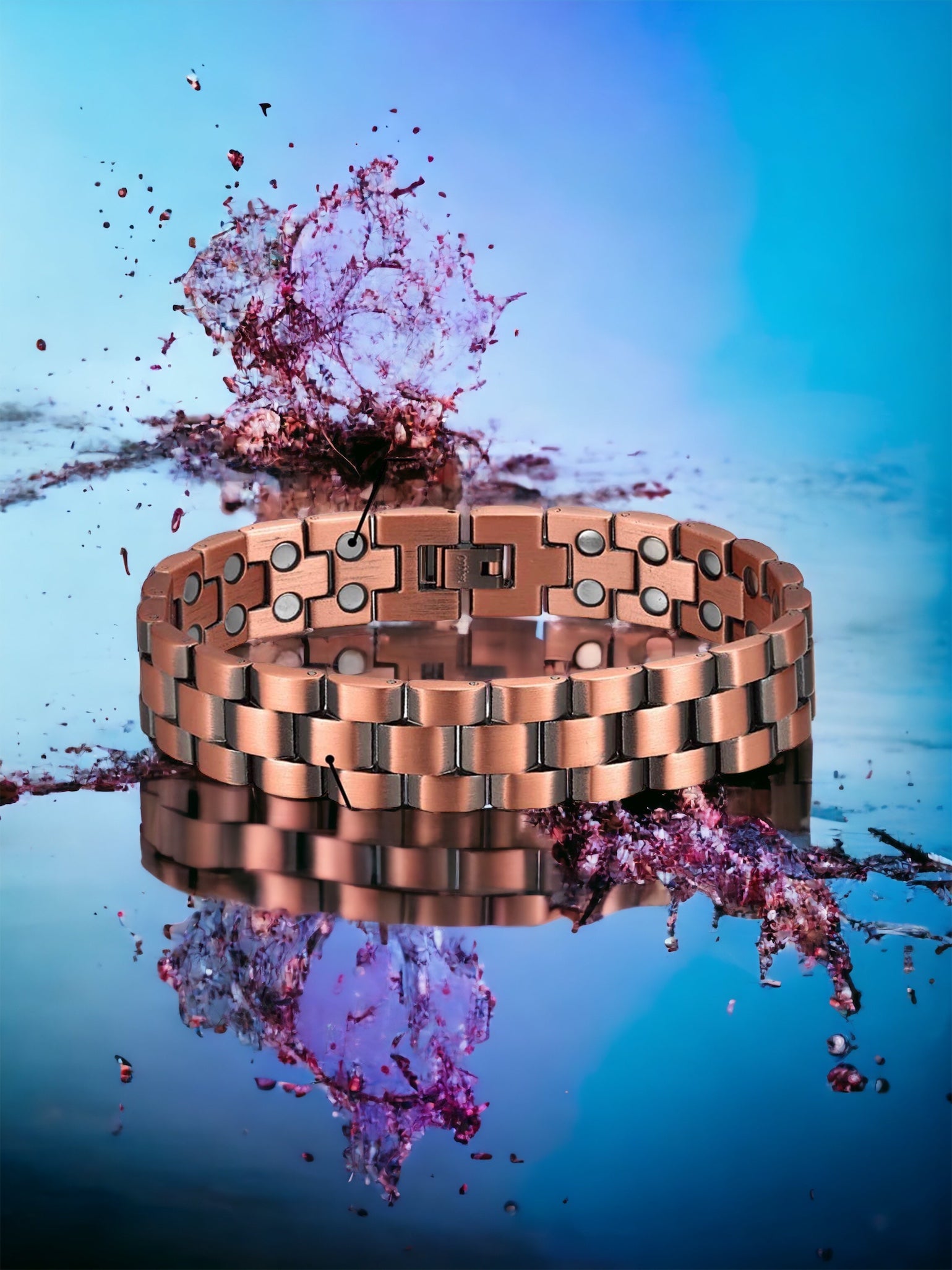 Healing Magnetic Copper Bracelets Designed in NZ by Nita Henry