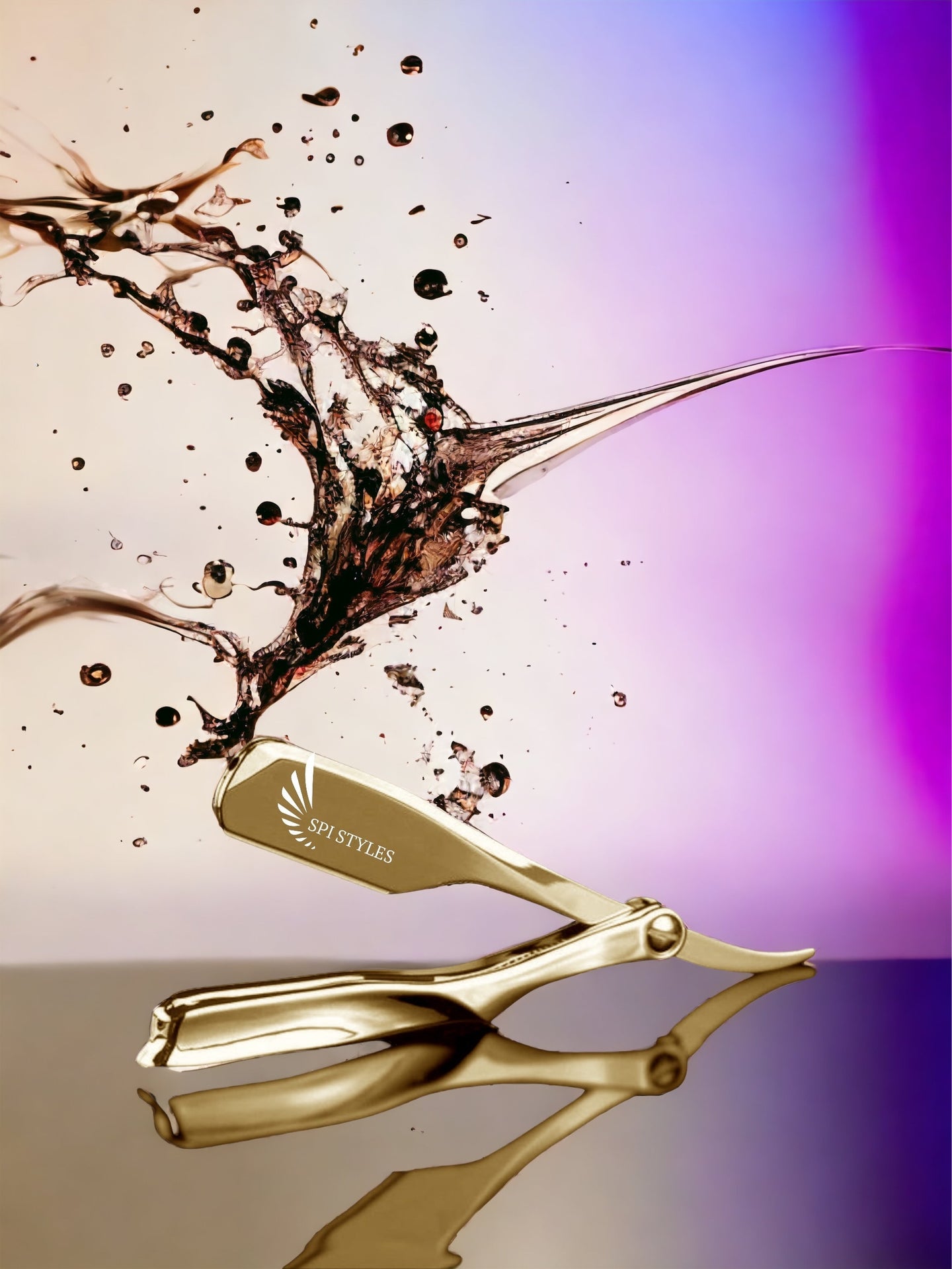SPI Styles Gold Collection Straight Razor (7 Colors) Available