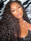 Brazilian Virgin Human Hair Pre Plucked Bleached Knots 28 Inch Curly Hair Wig