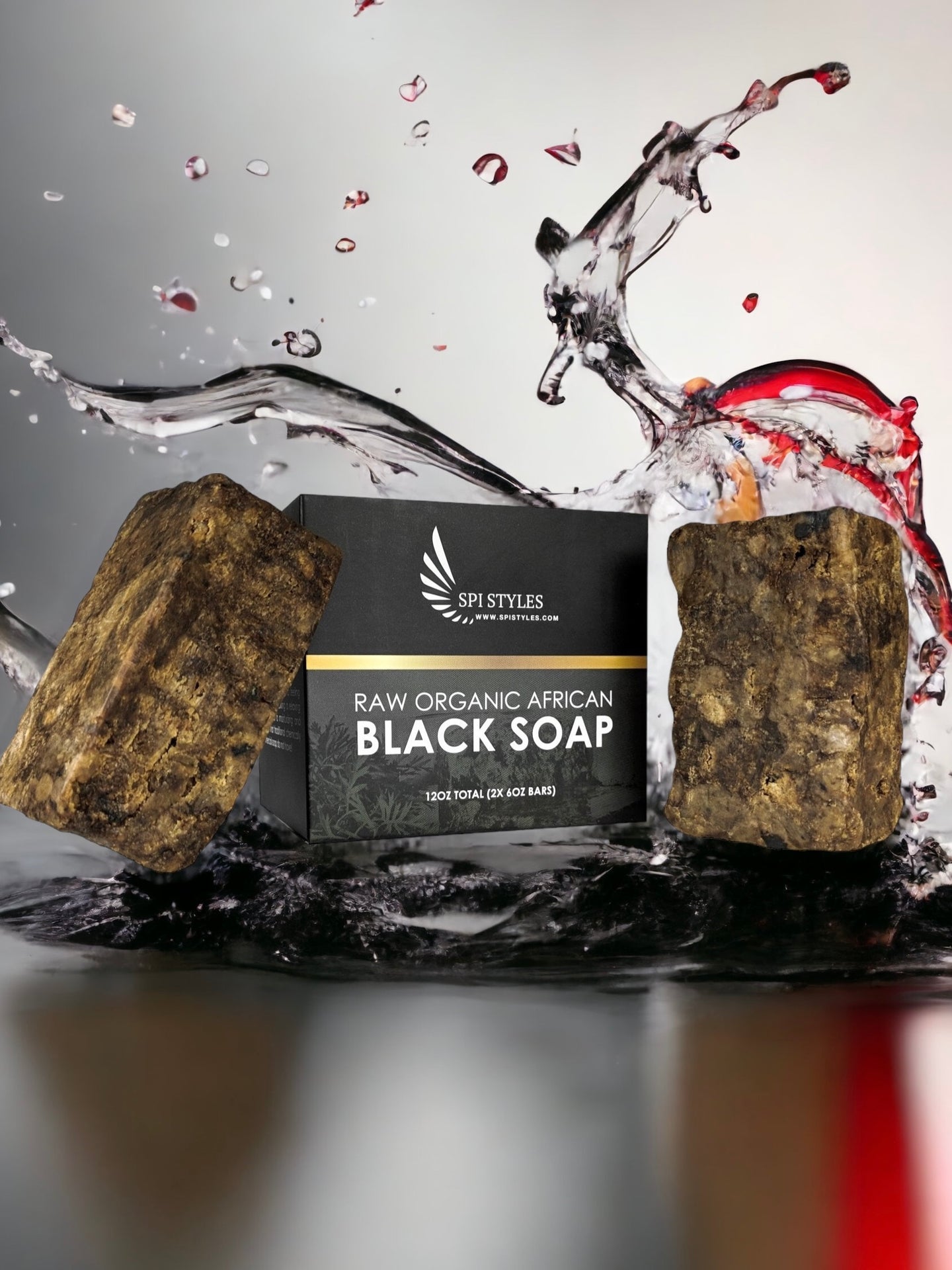 SPI Styles Raw African Black Soap