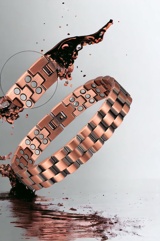 Men’s Copper Magnetic Therapy Bracelets