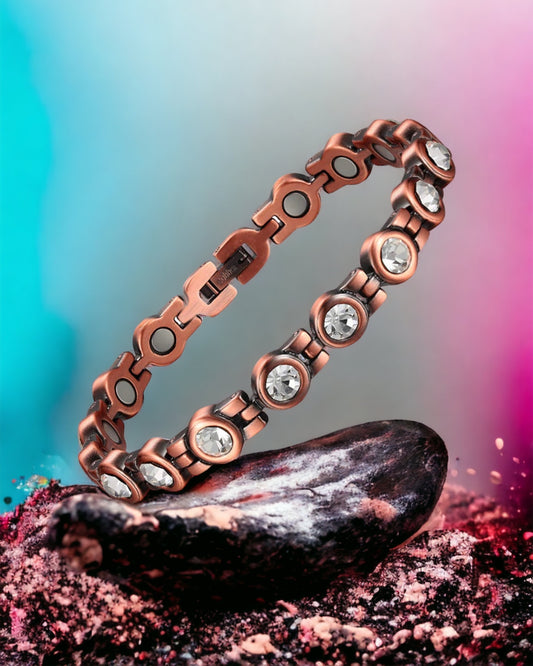 Woman’s Copper Magnetic Therapy Bracelets
