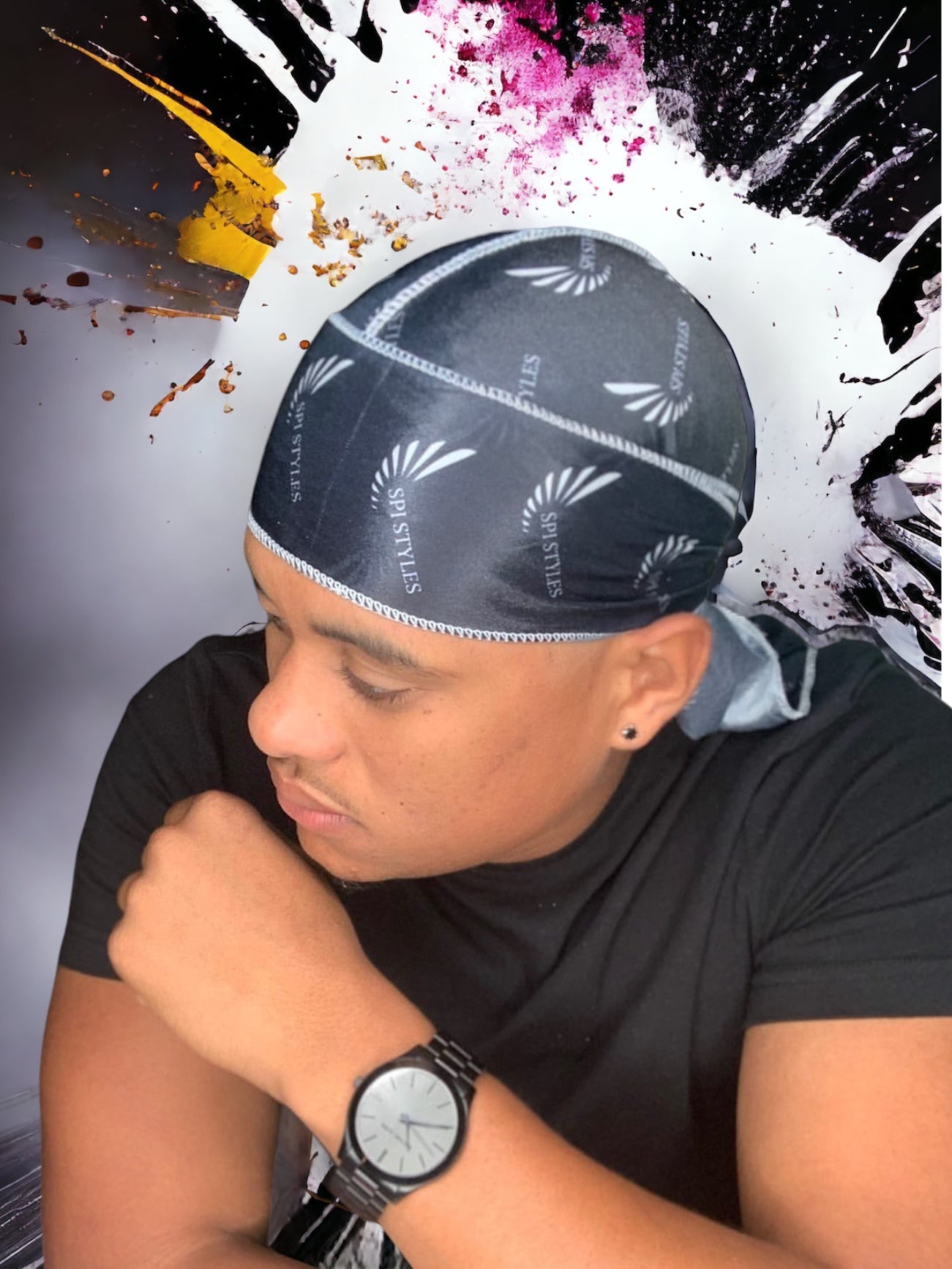 Velvet Durag Premium Men's Doo Rag Hats Silky Wave Cap Designer Style 23  COLORS 