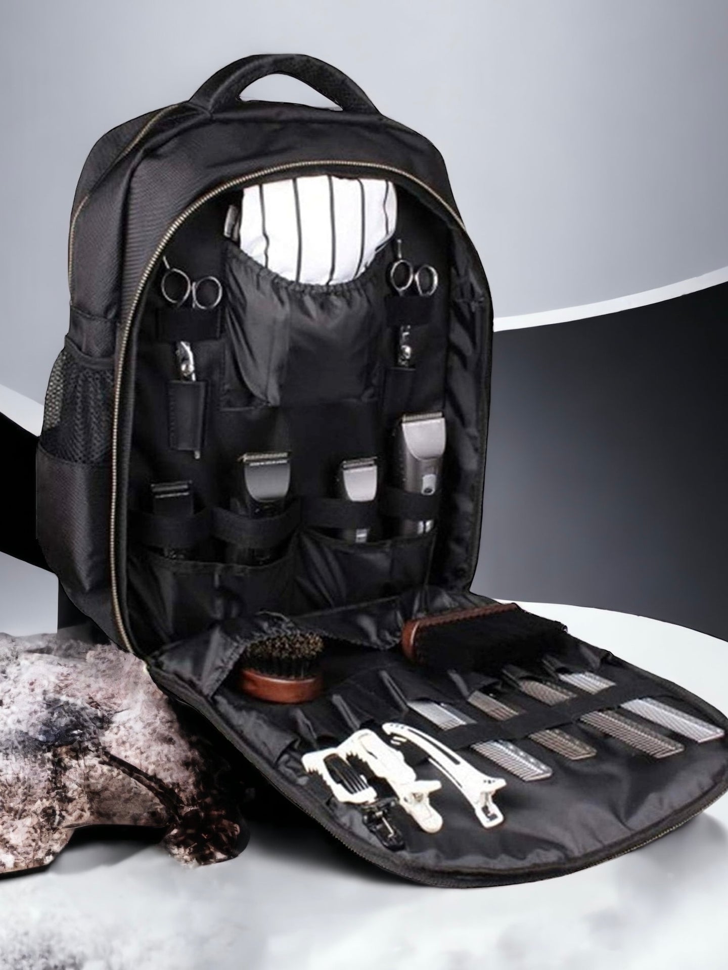 SPI Styles’s Barber tool bag organizer for Clippers and Supplies