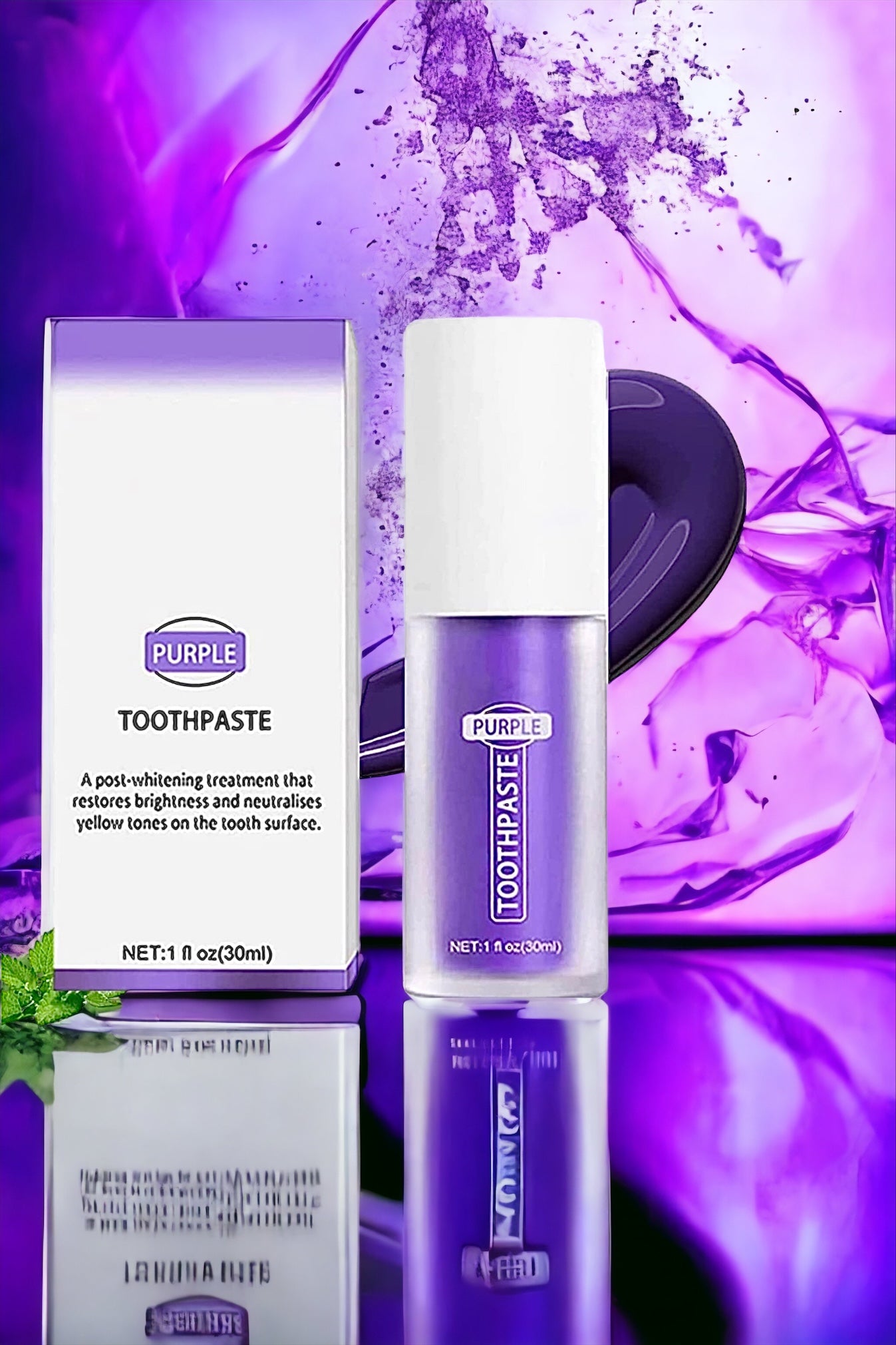 Purple Color Corrector Teeth Whitening Gel