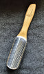 Natural Wood 9 Row Styler with Sandalwood Extra Wide Tooth - Anti-Static Wooden Comb - SPI Styles