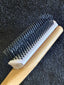 Natural Wood 9 Row Styler with Sandalwood Extra Wide Tooth - Anti-Static Wooden Comb - SPI Styles