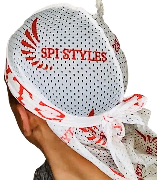 NEW - SPI Styles Designer (MESH) Breathable WASH & STYLE DURAG - (4 Colors) Available!! -  A MUST HAVE FOR SERIOUS WAVERS!!!! - SPI Styles