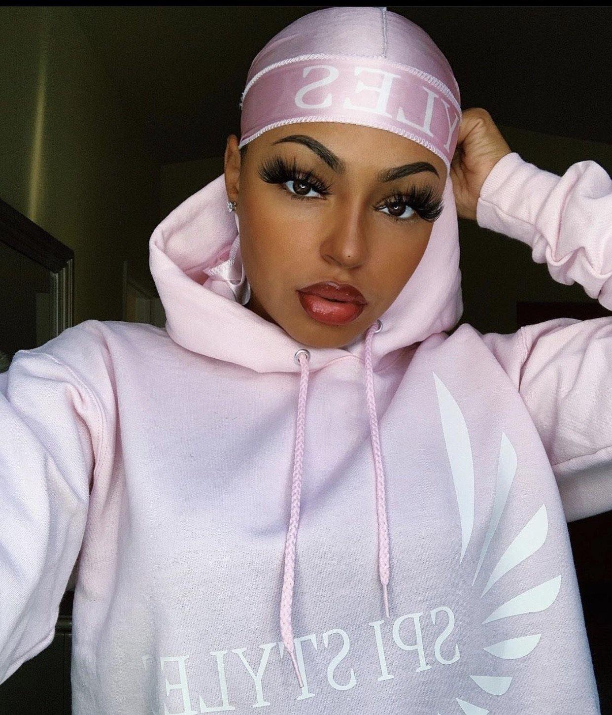 NEW - SPI Styles Pink Pearl Designer Silky Durag - SPI Styles