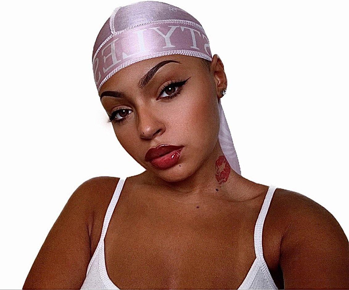 NEW - SPI Styles Pink Pearl Designer Silky Durag - SPI Styles