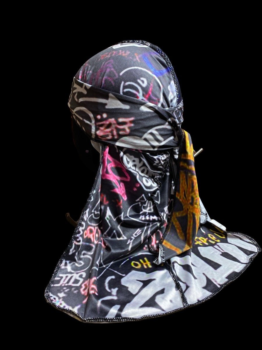 SPI Styles GraffIti Durag Silky Durag - SPI Styles