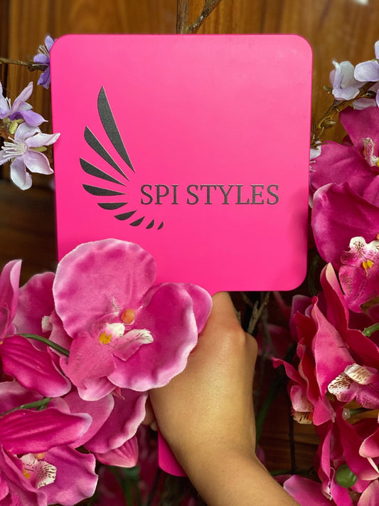 SPI Styles Handheld Vanity Mirror (Snow White or Hot Pink) - SPI Styles