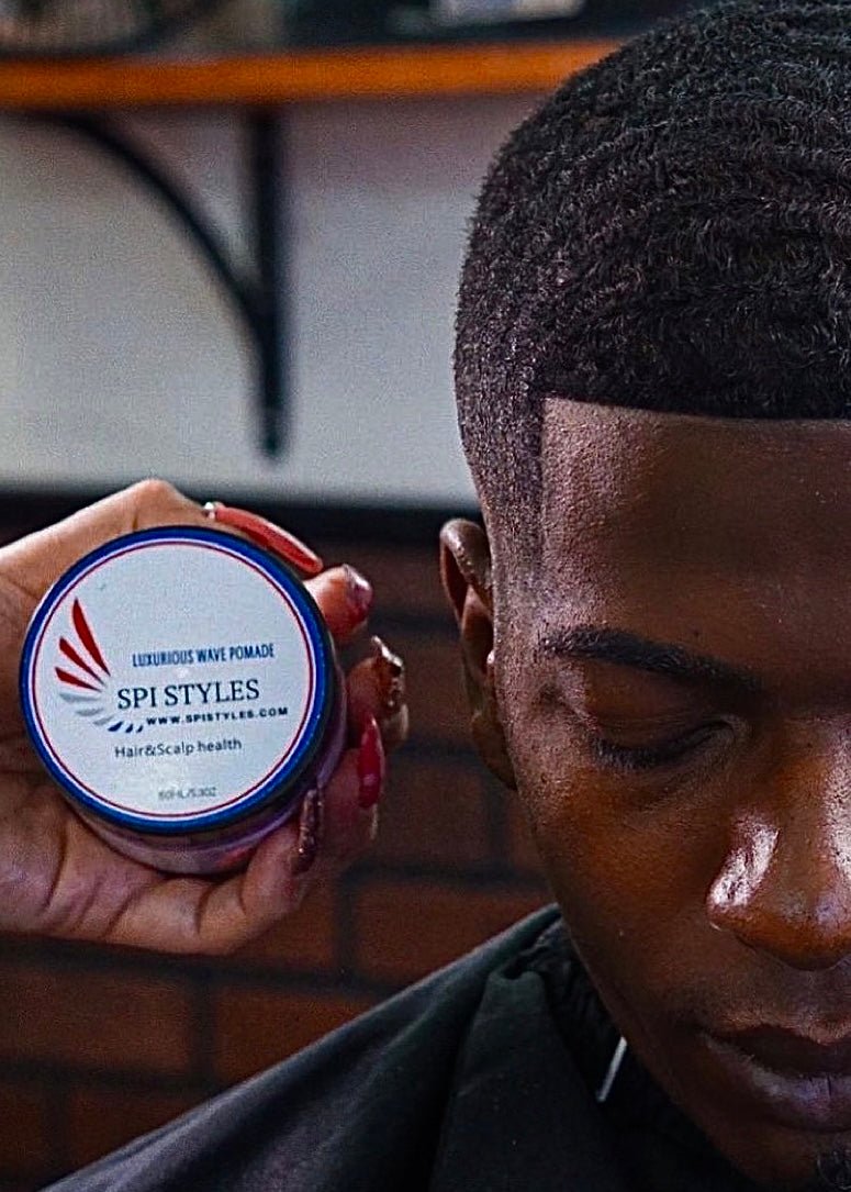 SPI Styles Luxurious Wave Pomade, ALL NATURAL SIGNATURE VERSION Unmatched Shine and Style! - SPI Styles