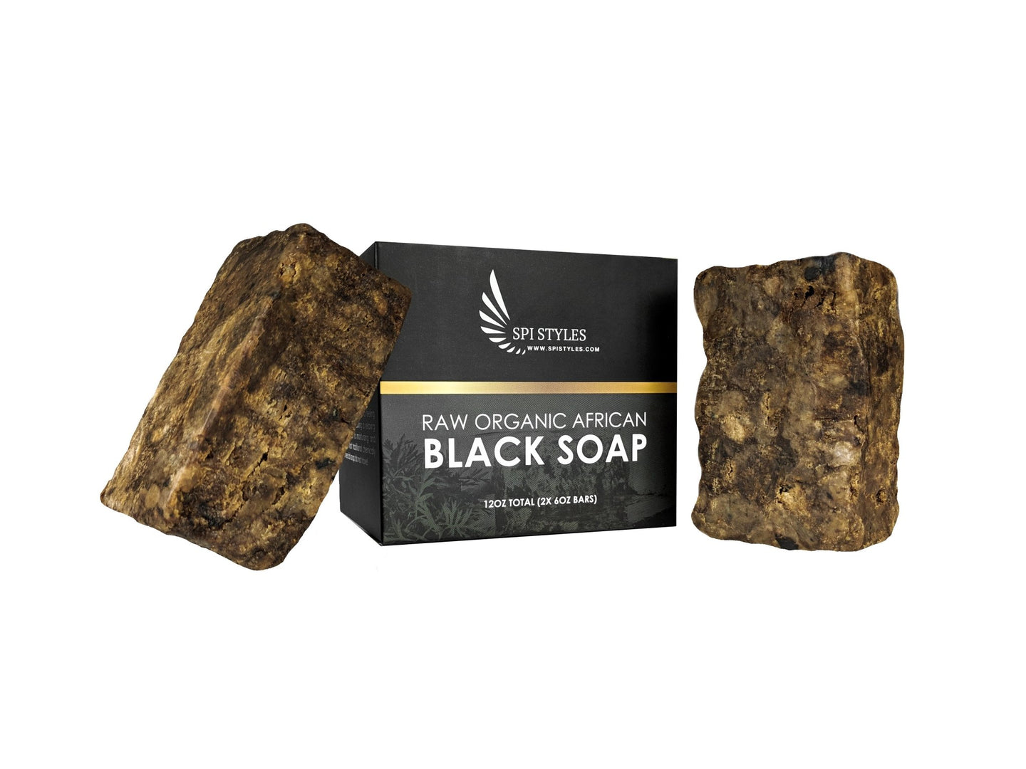 SPI Styles Raw African Black Soap - SPI Styles