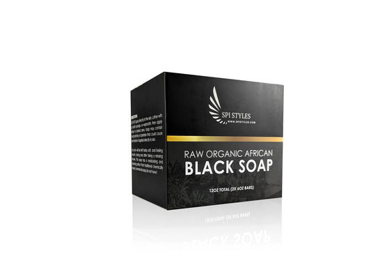 SPI Styles Raw African Black Soap - SPI Styles
